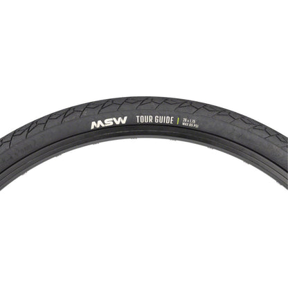 MSW Tour Guide Tire - 26 x 1.75 - Black - Rigid Wire Bead - 33tpi [MPN: 17-000410]_1351833