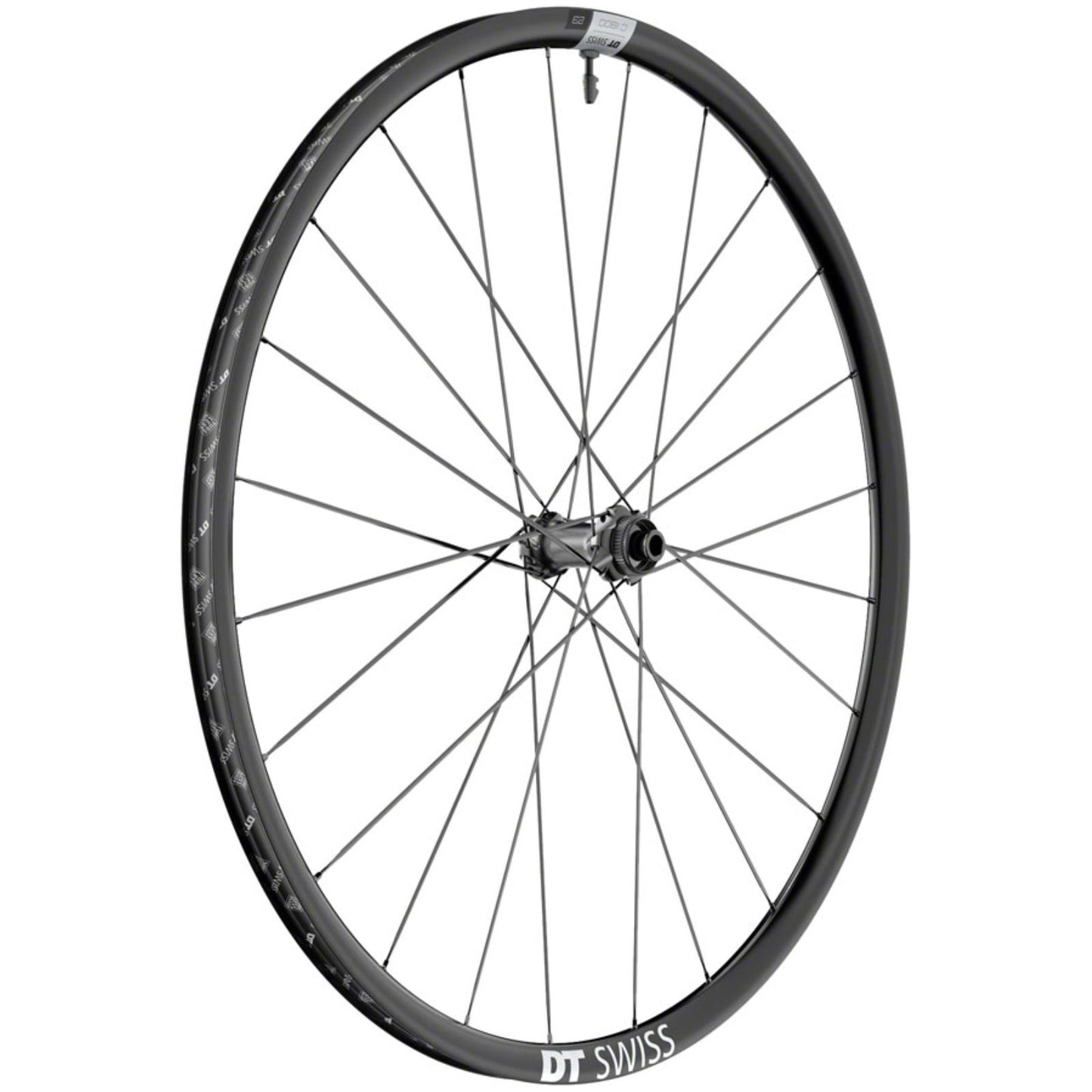 DT Swiss C 1800 Spline 23 Front Wheel - 700, 12 x 100mm, Black [MPN: W0C1800AIDXSA21423]_1353008