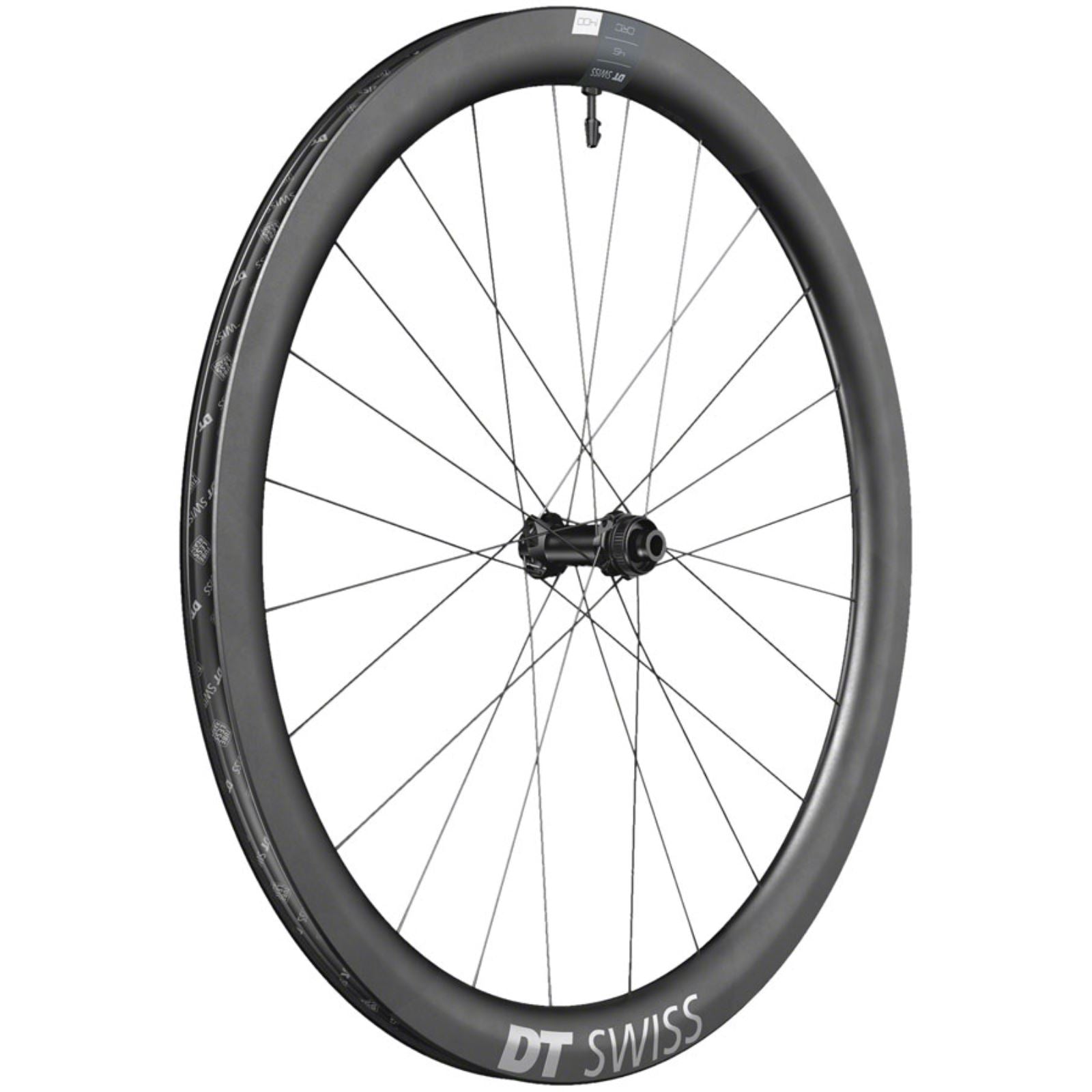 DT Swiss CRC 1400 Spline 45 Front Wheel - 700, 12 x 100mm, Black [MPN: WCRC140AIDXCA21415]_1353003