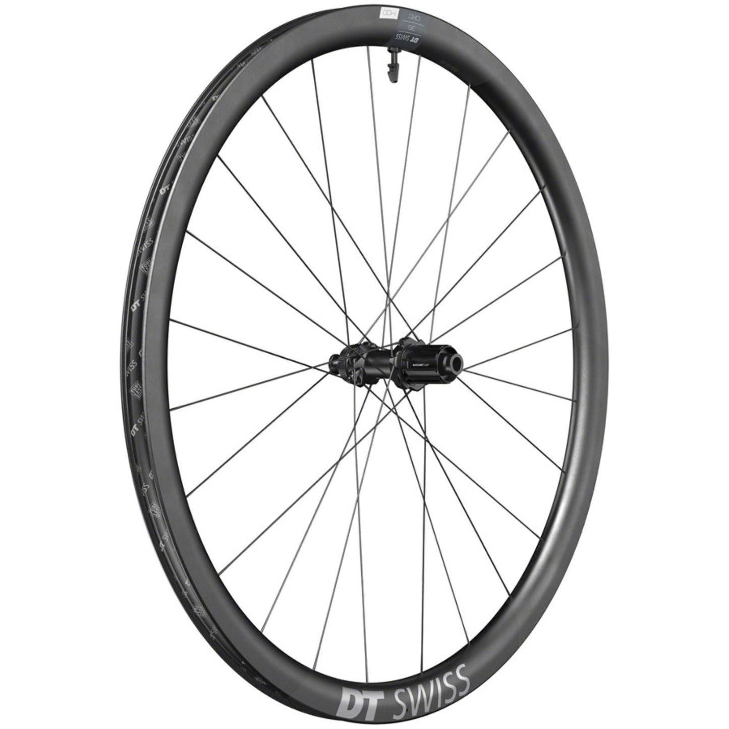 DT Swiss CRC 1400 Spline 35 Rear Wheel - 700, 12 x 142mm, Black [MPN: WCRC140NIDICA21420]_1353078