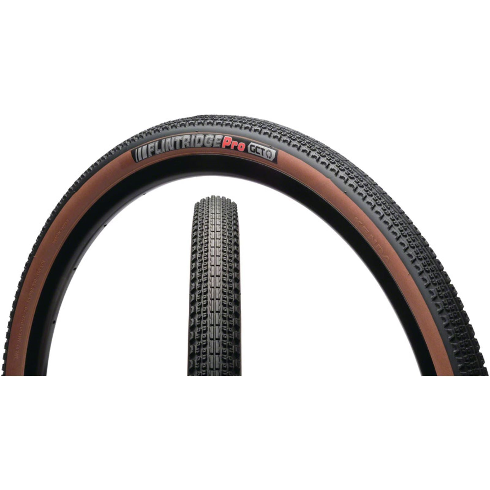 Kenda - Bicycle Flintridge Pro Tire - 700 x 40, Folding, Coffee Sidewall, 120tpi 07795032_1353662