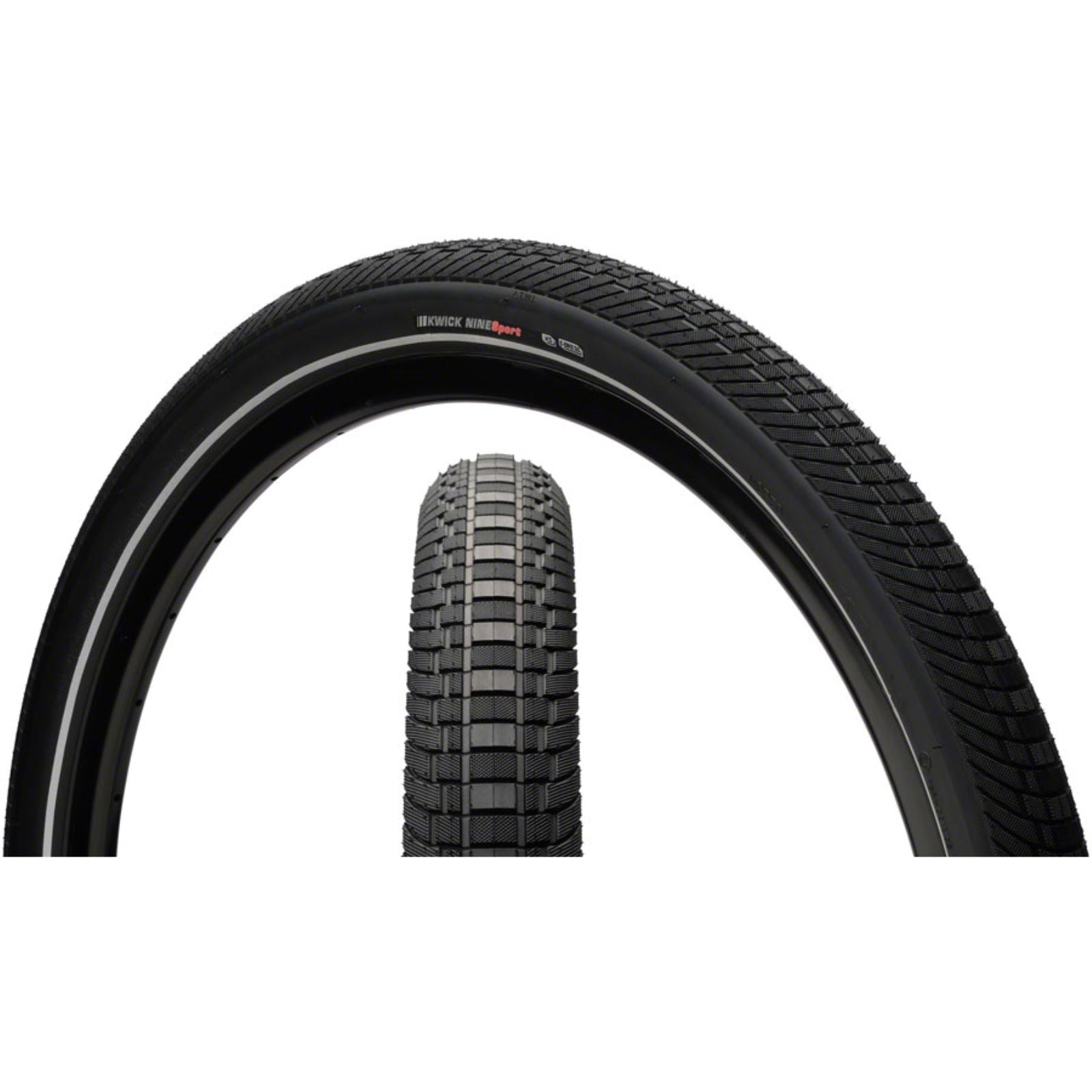 Kenda - Bicycle Kwick Nine Tire - 29 x 2, Black/Reflective, 60tpi, KS [MPN: 212222]_1353633