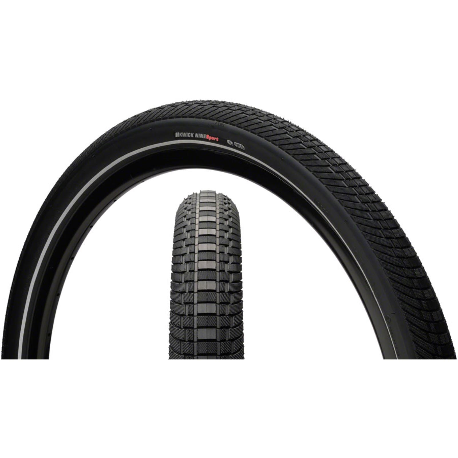 Kenda - Bicycle Kwick Nine Tire - 29 x 2.2, Clincher, Wire, Black/Reflective, 60tpi, KS 90014754_1353645