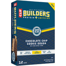Clif Bar Builder's Bar - Chocolate Chip Cookie Dough w/ Caffeine, Box of 12 [MPN: 7222524430200]_1353938