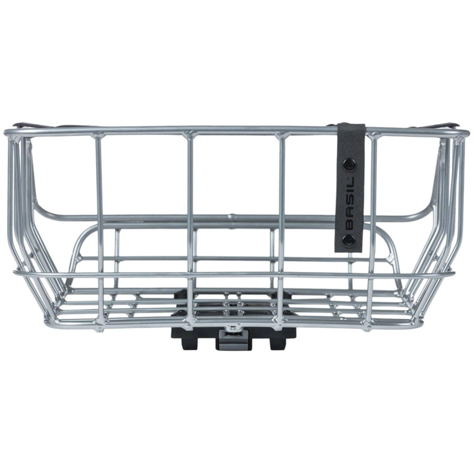 Basil Portland Rear Basket - MIK Mount - Aluminum - Silver [MPN: 50546]_1354949