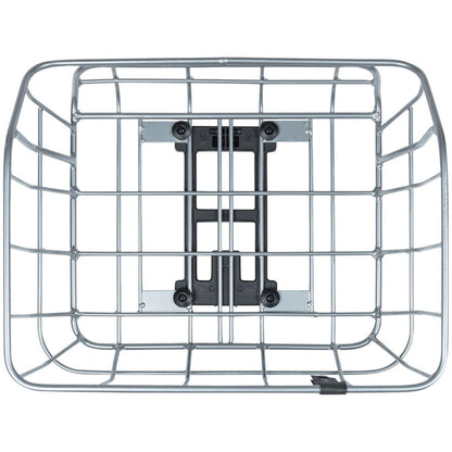 Basil Portland Rear Basket - MIK Mount - Aluminum - Silver [MPN: 50546]_1354950