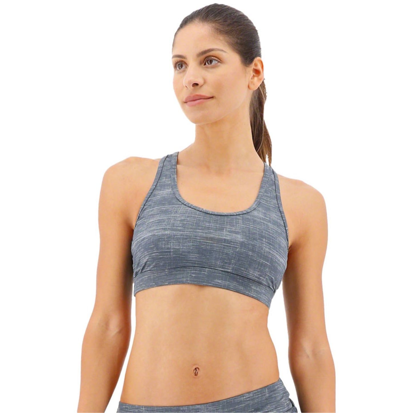 TYR Blackout Camo Racerback Women's Top - Gray - Size 14 CLOSEOUT [MPN: BLYFSB7A  019  14]_1482210