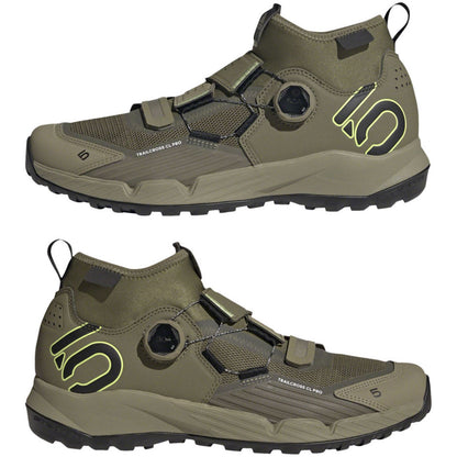 Five Ten Trailcross Pro Mountain Clipless Shoes - Men's - Green/Black - Size 6 [MPN: GY9118-6]_1357023