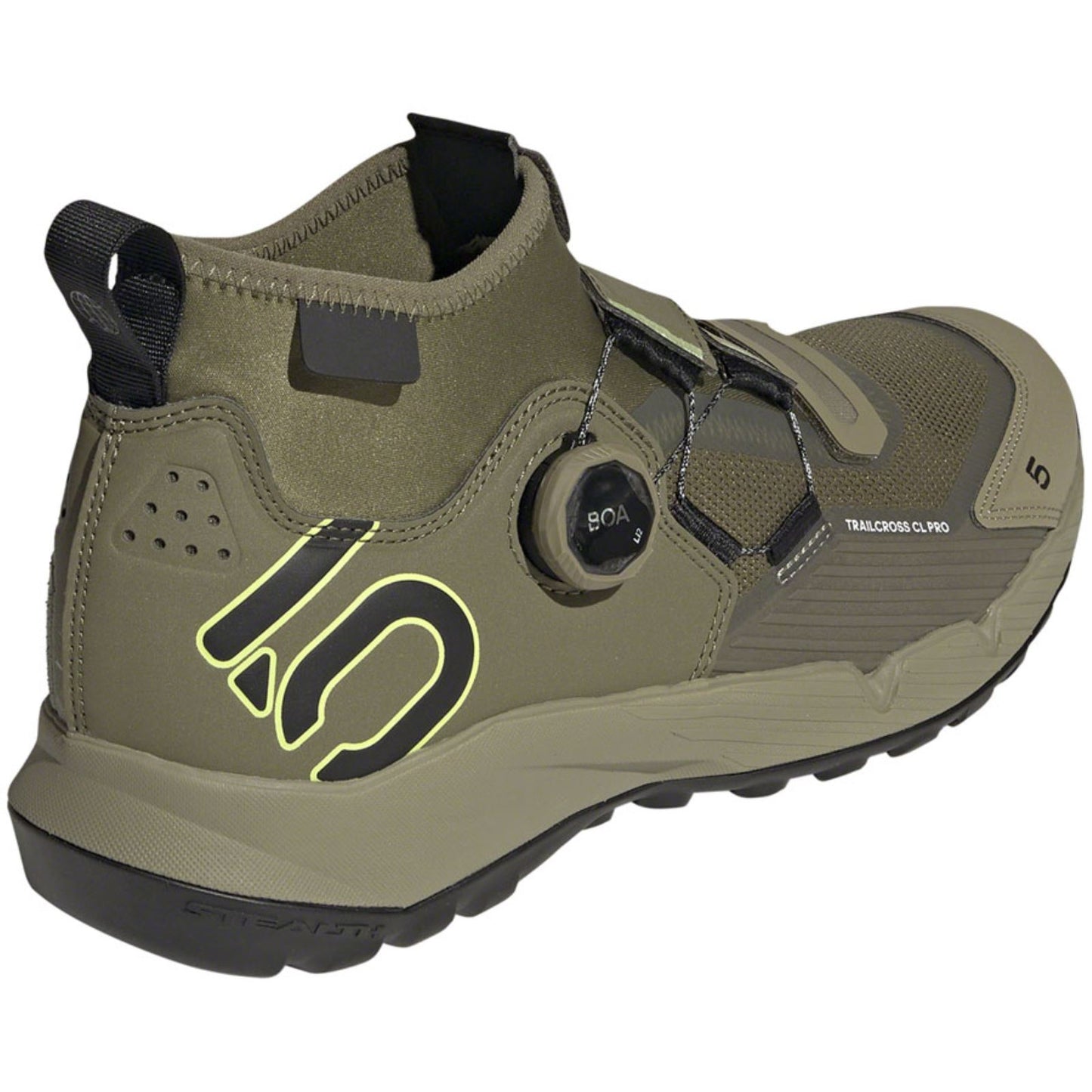 Five Ten Trailcross Pro Mountain Clipless Shoes - Men's - Green/Black - Size 6 [MPN: GY9118-6]_1357025