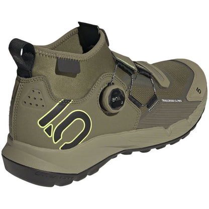 Five Ten Trailcross Pro Mountain Clipless Shoes - Men's - Green/Black - Size 6 [MPN: GY9118-6]_1357025