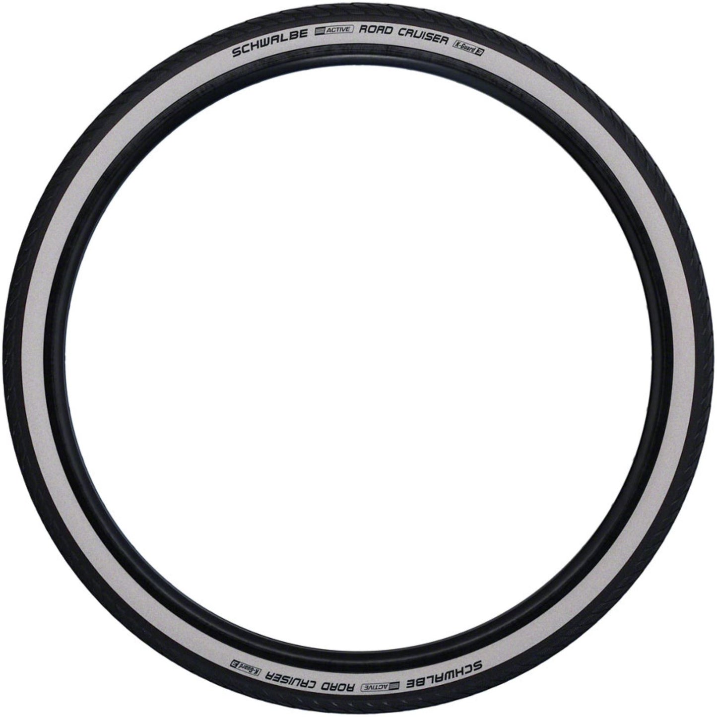 Schwalbe Road Cruiser Tire - 26 x 1.75, Clincher, White/Black, K-Guard, Green 11101265_1357468