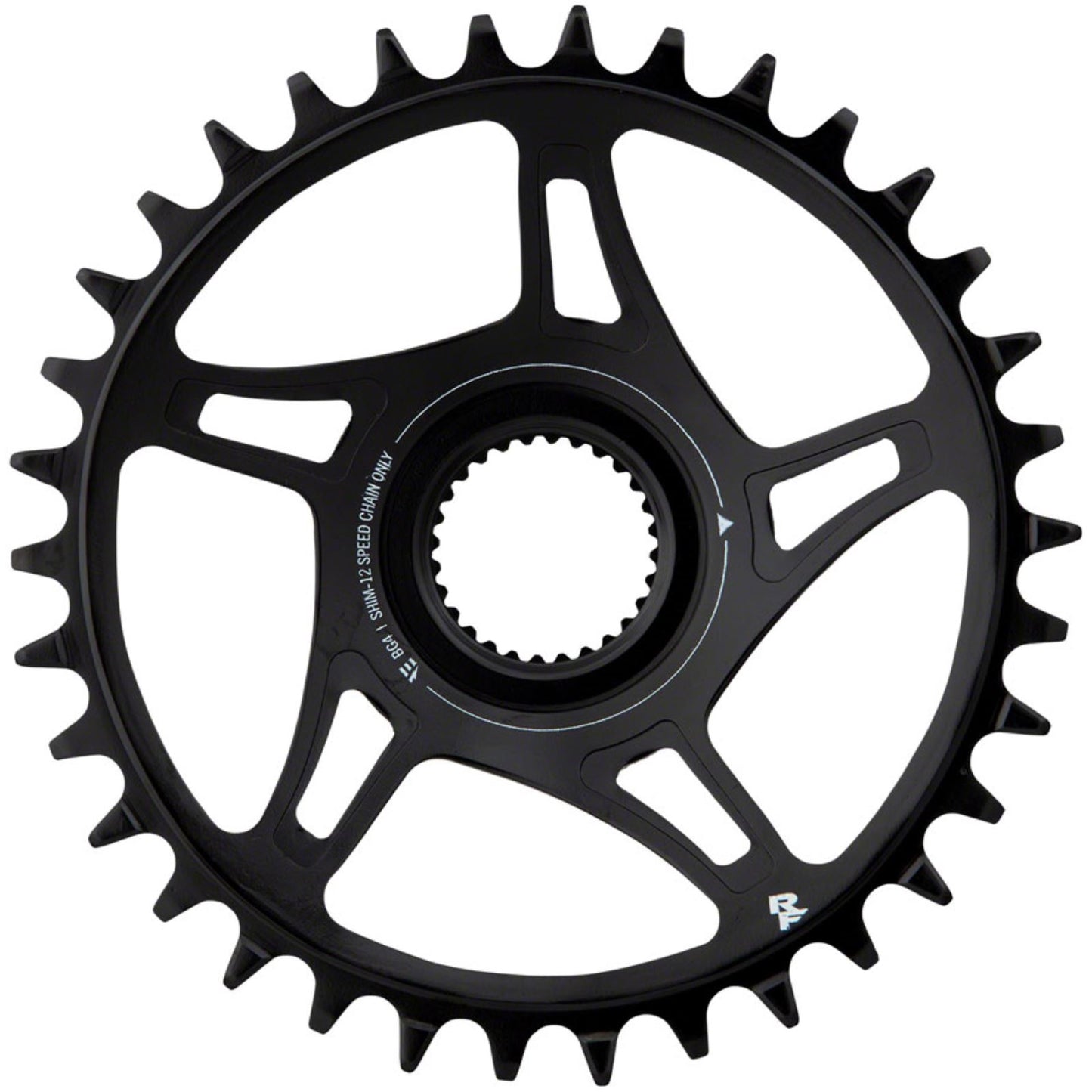 Race Face Bosch G4 Direct Mount Hyperglide+ eMTB Chainring - 34t [MPN: RR21BG4DM5534TSHI12BLK]_1360963