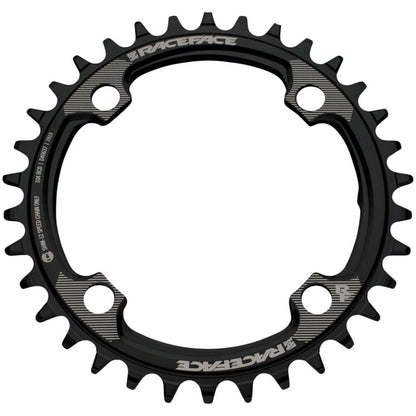 Race Face 1x 104 BCD Hyperglide+ Chainring - 32t - 104 BCD - Black [MPN: RNW104X32TSHI12BLK]_1360970