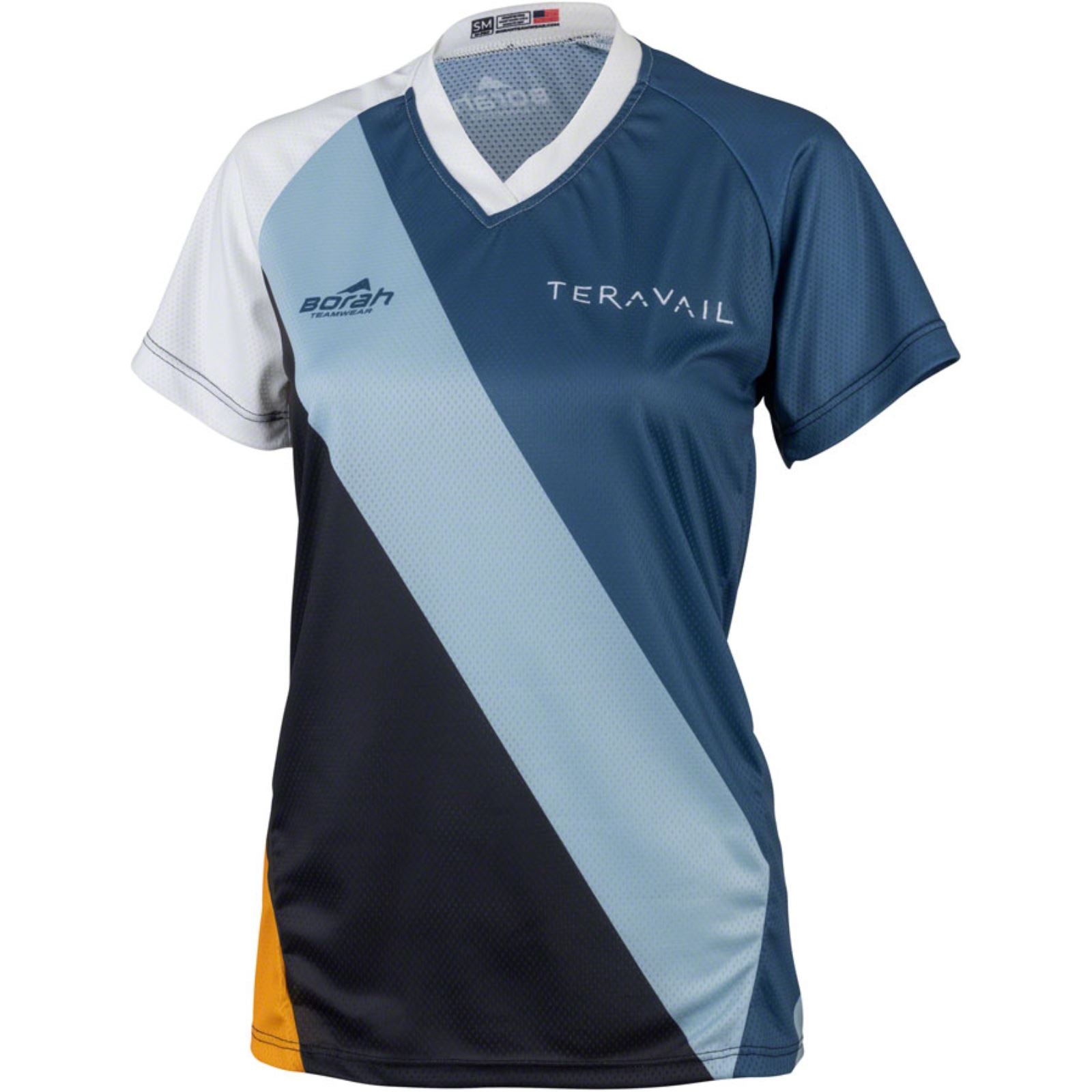 Teravail Waypoint Women's MTB Jersey - White/Blue/Lite Blue/Black/Gold - Medium [MPN: 19-000508]_1361057