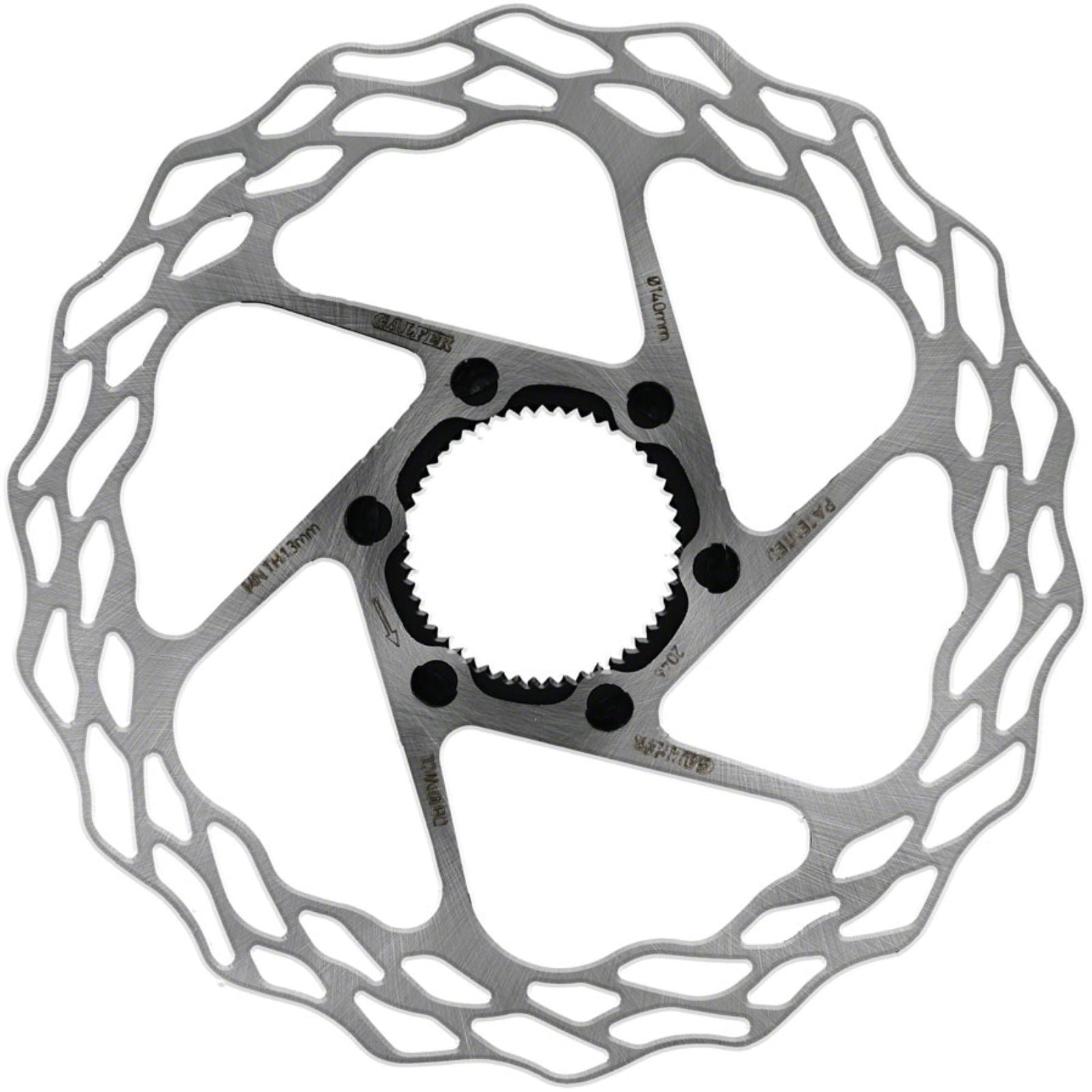 Galfer Road Disc Brake Rotor - 140mm, Centerlock, 1.8mm [MPN: DB101WCL]_1361224