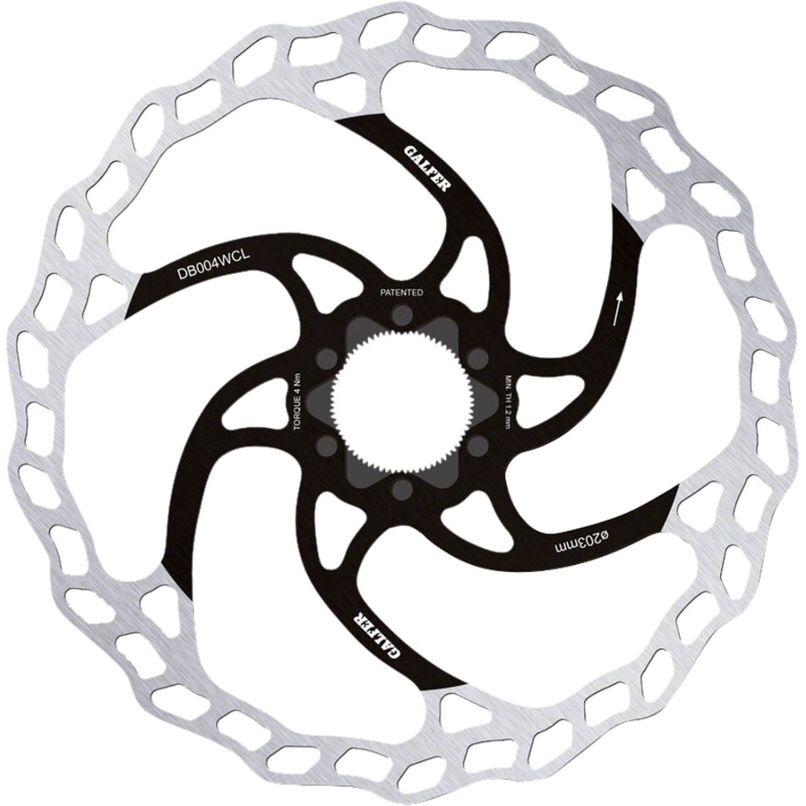 Galfer MTB Disc Brake Rotor - 203mm - Centerlock - 1.8mm [MPN: DB004WCL]_1361206