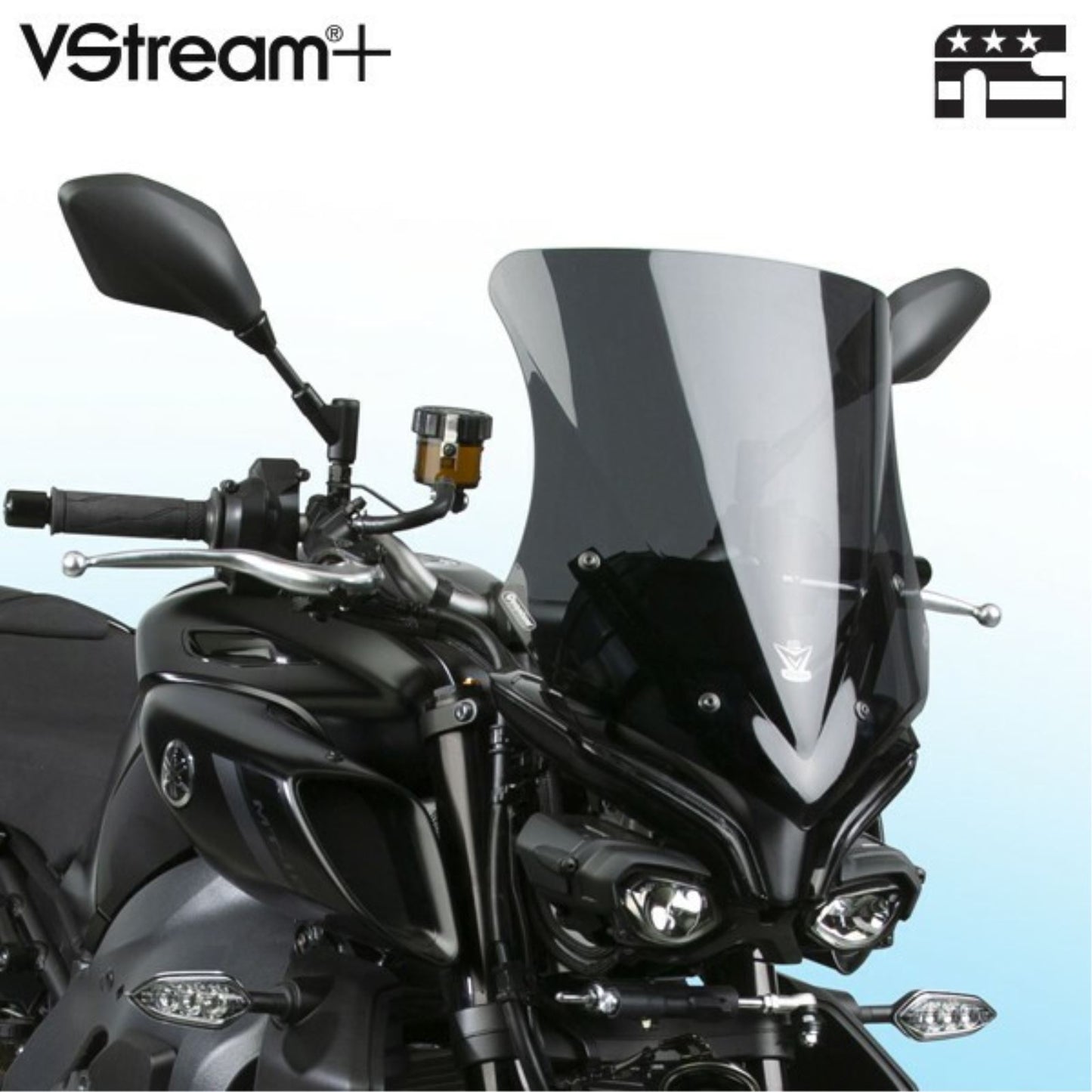 National Cycle VStream+ Windscreen Short Dark Tint for Yamaha N20346_1362816