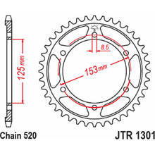 JT Sprockets Rear Sprocket - 42 Tooth for Honda JTR1301.42_1363642
