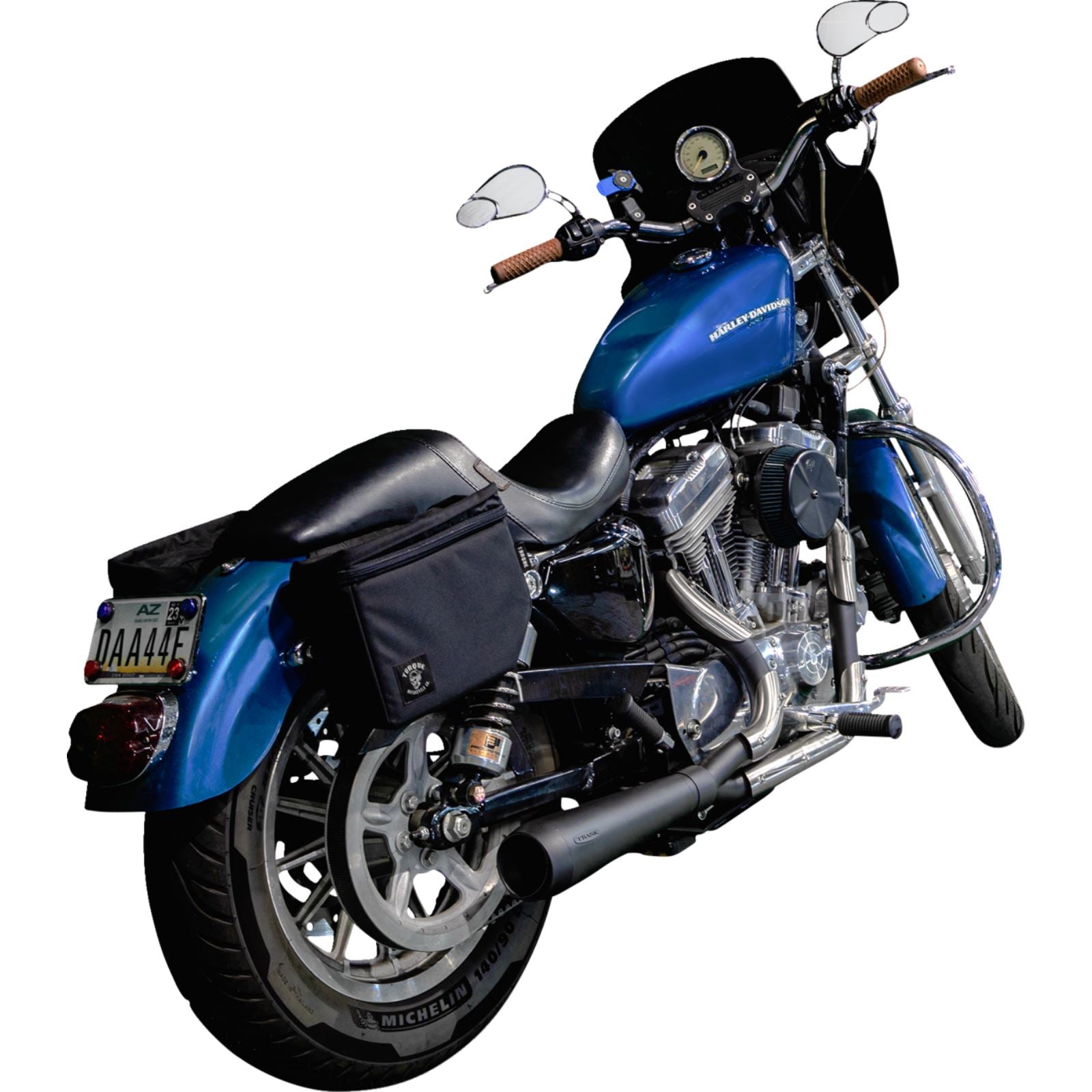 Trask Performance 2-into-1 Assault Exhaust System - Black [MPN: TM-5300BK]_1363772