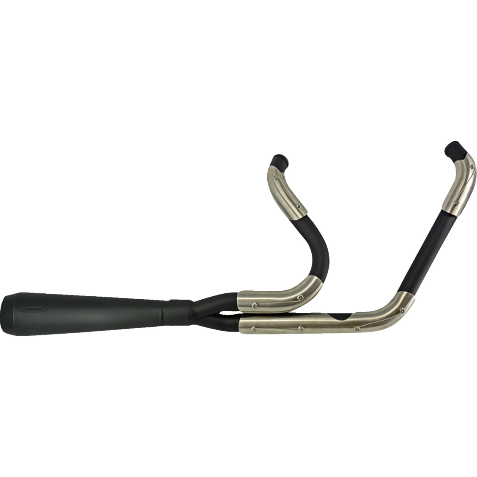Trask Performance 2-into-1 Assault Exhaust System - Ceramic Black - with Bags [MPN: TM-5053BK]_1363752