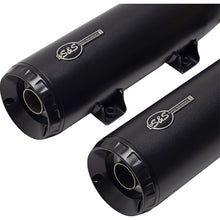 S&S Cycle Grand National Slip-On Mufflers - Black - Race Only [MPN: 4110-266-R]_1363771