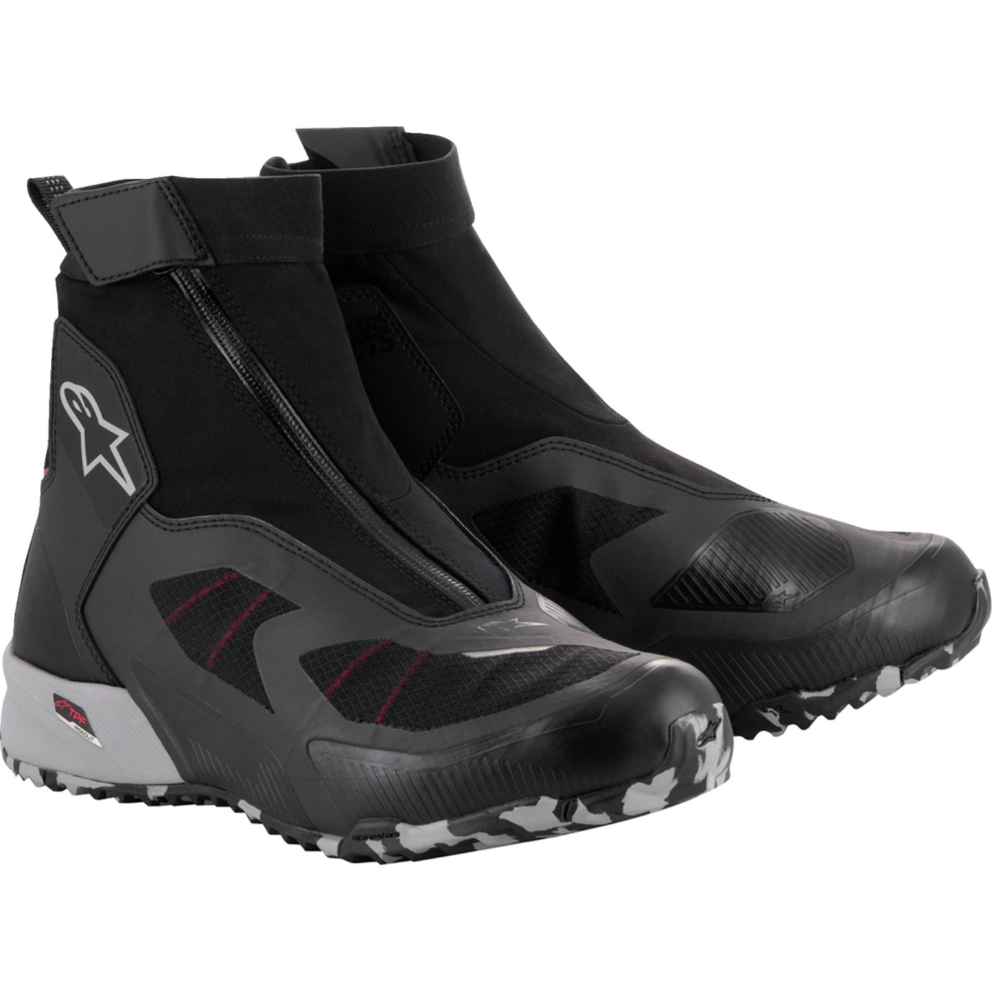 Alpinestars CR-8 Gore-Tex® Shoes - Black/Grey/Red_1364380
