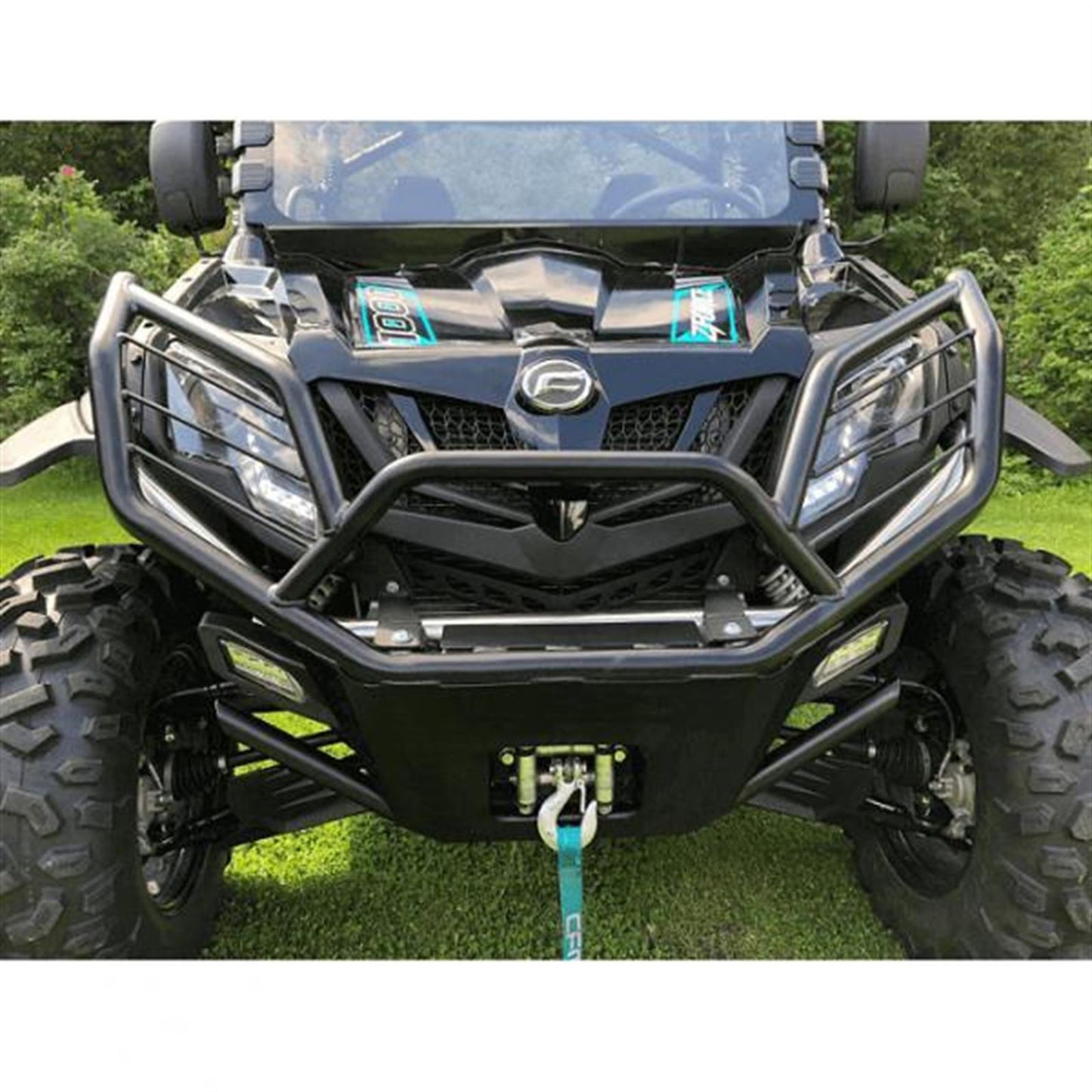 Rival Powersports USA Full Face Front Brush Guard for CFMOTO ZForce 500/800/800EX/1000 2444-6849-1_1732161