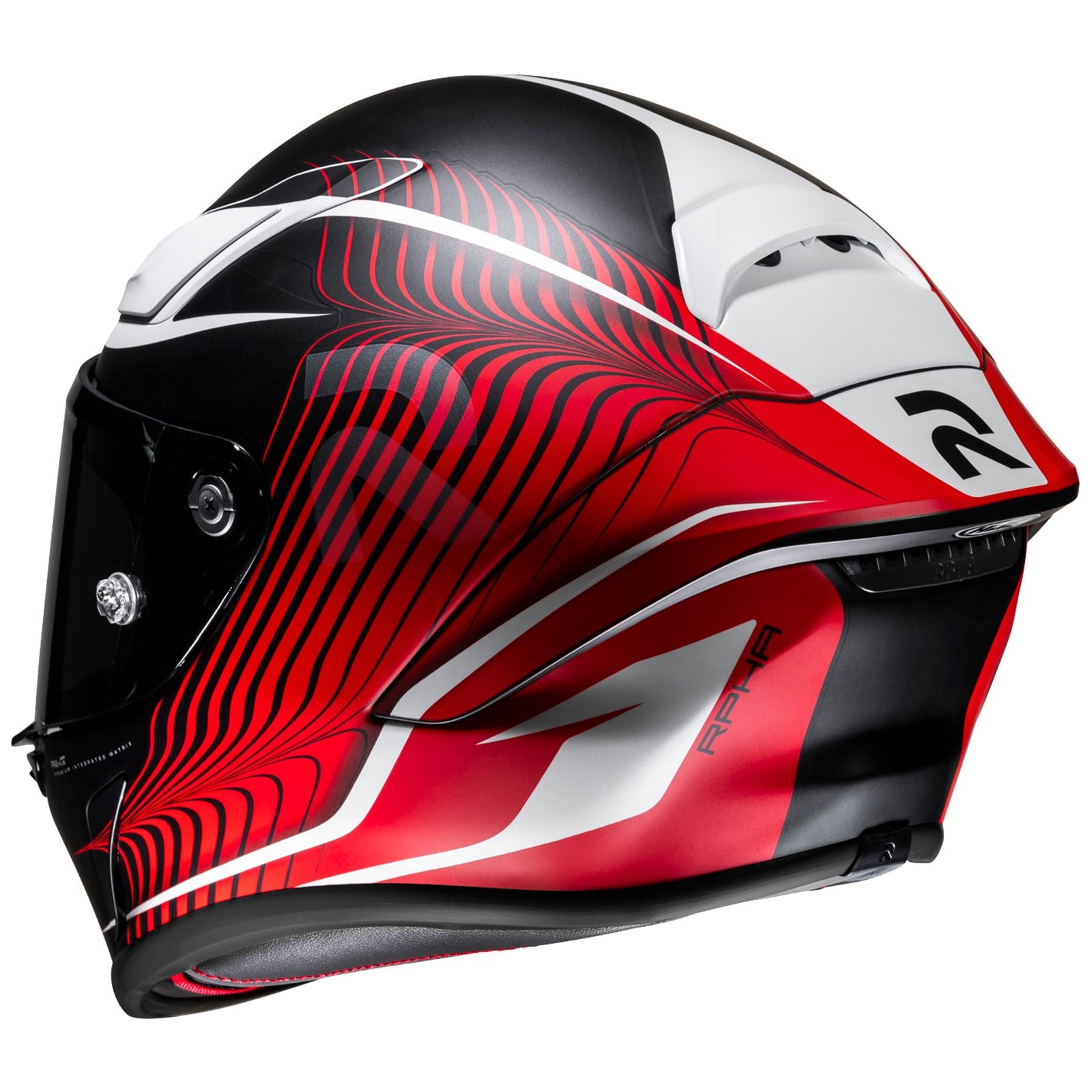 HJC RPHA 1N Lovis Helmet - Black/Red/White - MC-2 - Small OPEN BOX [MPN: 0809-2131-04]_1881948