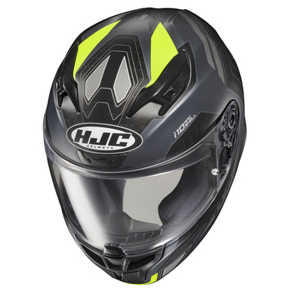 HJC i10 Sonar - Full Face Street Helmet - MC-3HSF - Black/Grey/Hi-Vis Yellow_1436968