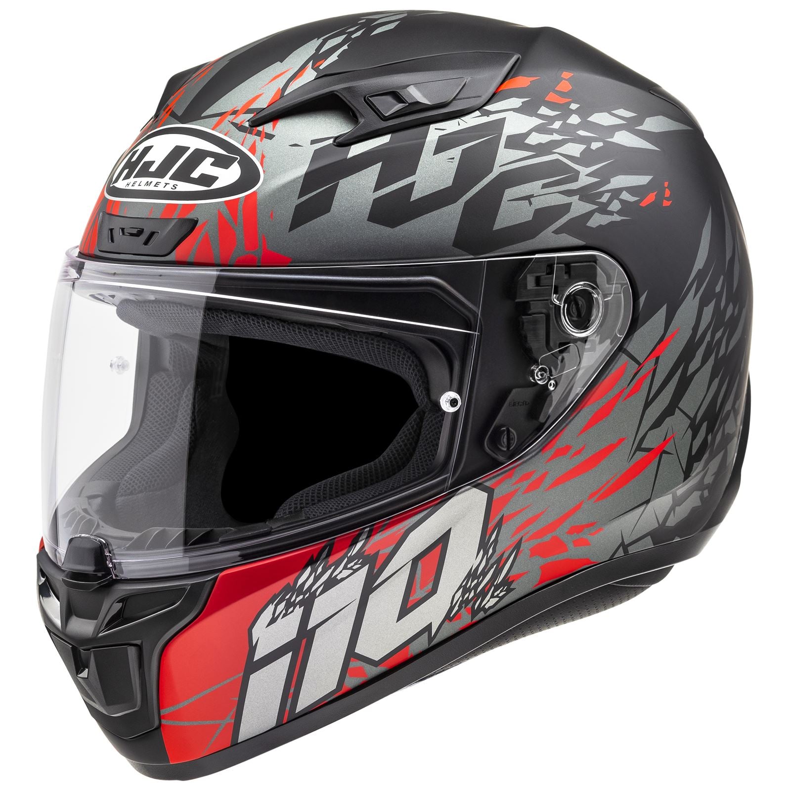 HJC I10 Pitfall Helmet - Black/Silver/Red - MC-1SF_1410859