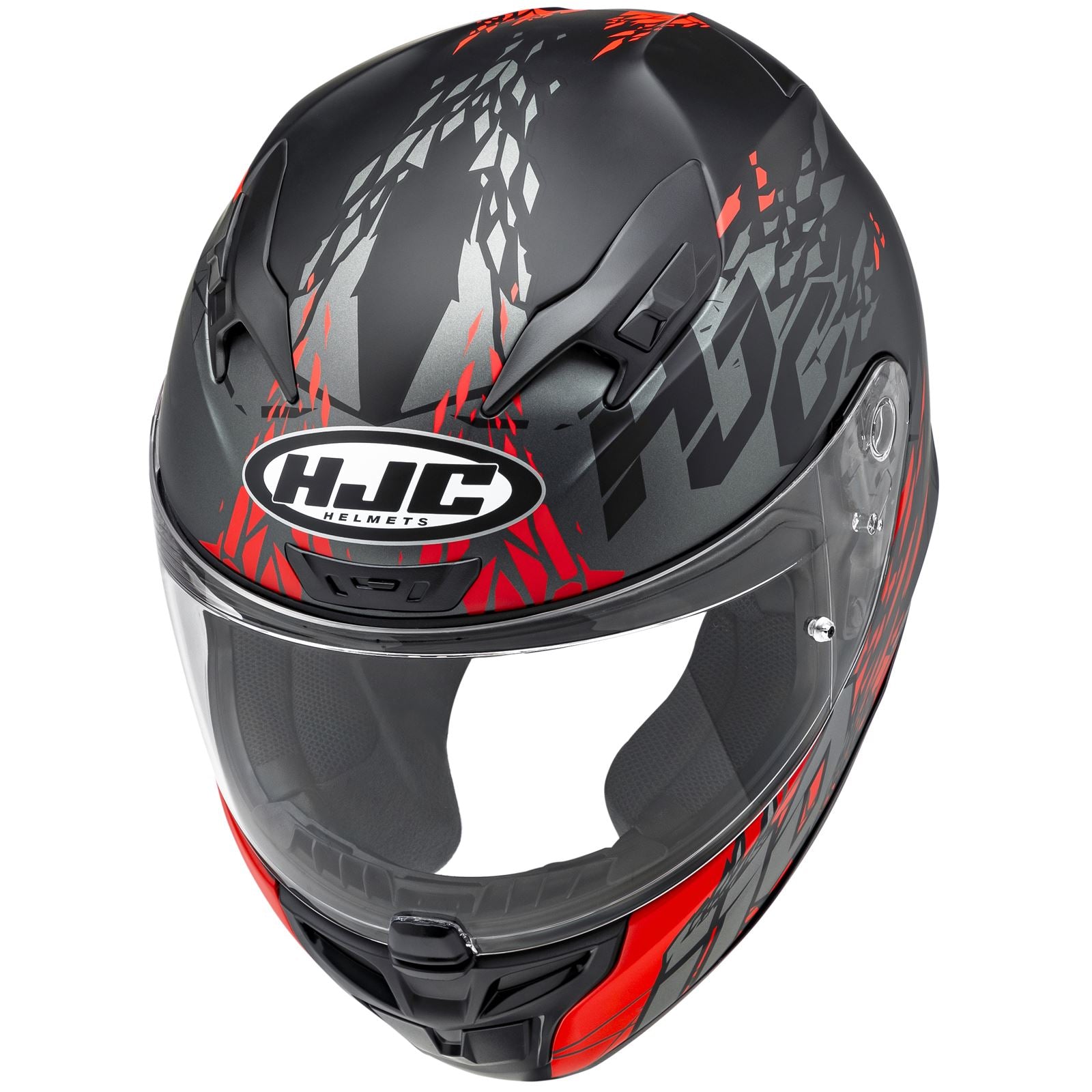 HJC I10 Pitfall Helmet - Black/Silver/Red - MC-1SF_1410857