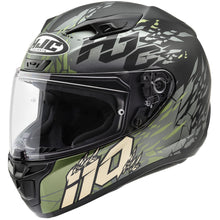 HJC I10 Pitfall Helmet - Black/Silver/Metallic Green - MC-4SF_1934469