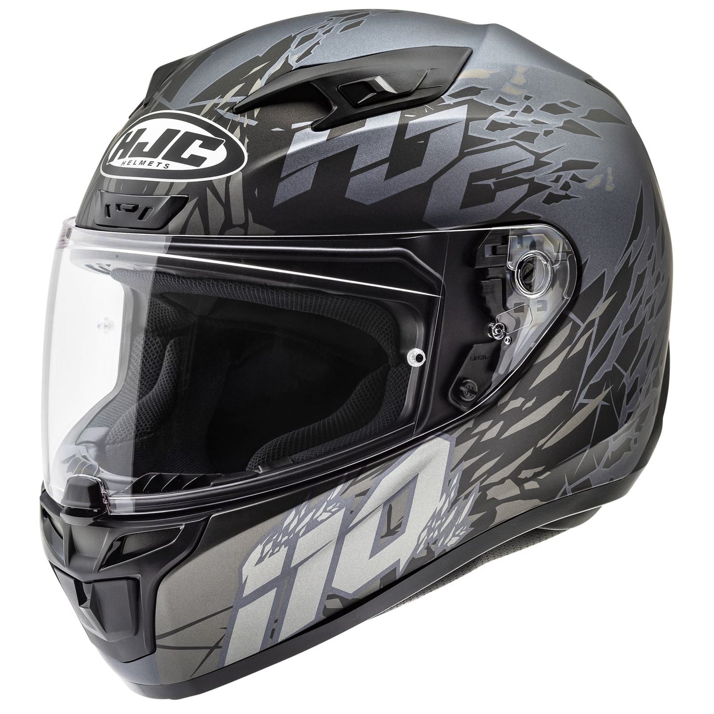HJC I10+ Pitfall Helmet Black/Silver/Grey - MC-5SF - 4XL OPEN BOX [MPN: 0810-3835-10]_2105691