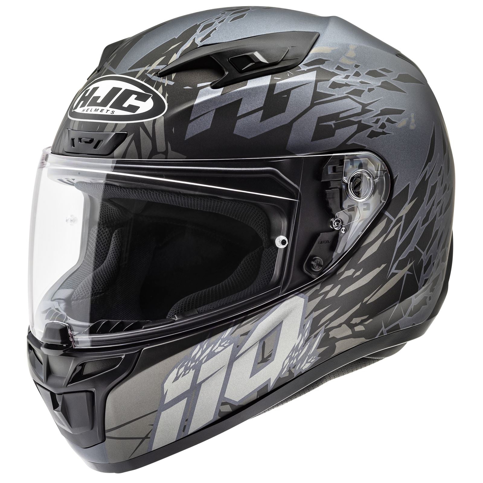 HJC I10+ Pitfall Helmet Black/Silver/Grey - MC-5SF - 4XL OPEN BOX [MPN: 0810-3835-10]_2105691