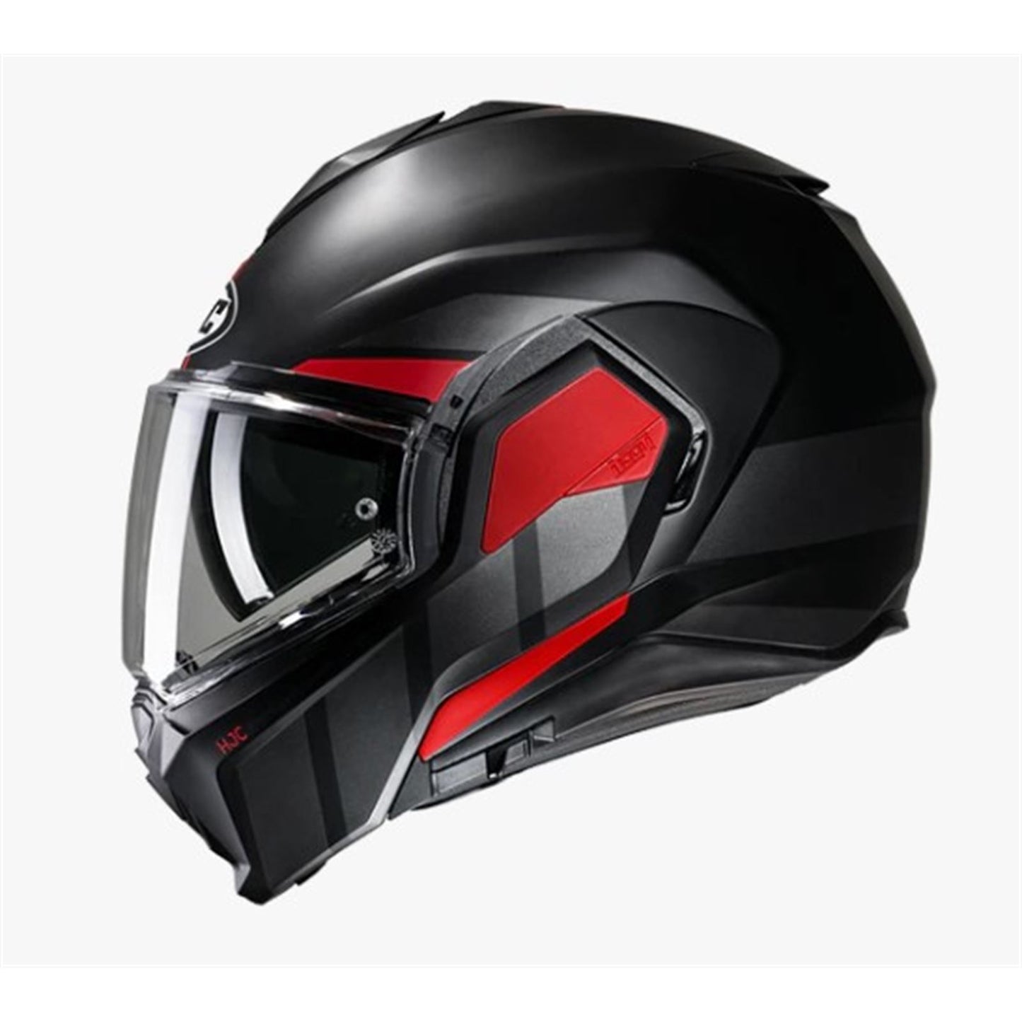 HJC I100 Beis Modular Helmet - Black/Red - MC1SF_1438326