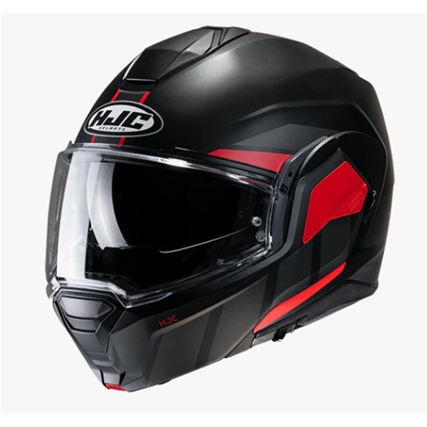 HJC I100 Beis Modular Helmet - Black/Red - MC1SF_1438327