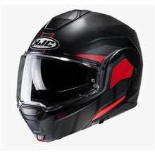 HJC I100 Beis Modular Helmet - Black/Red - MC1SF_1438327
