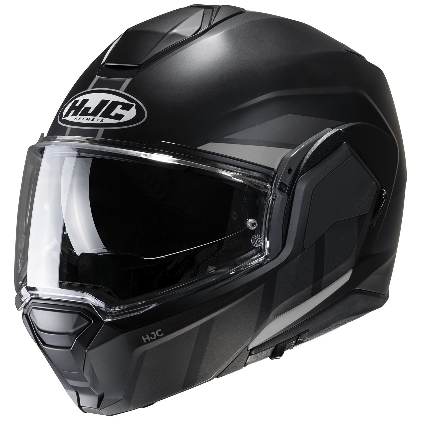 HJC I100 Beis Modular Helmet - Black/Grey - MC5SF_1438343