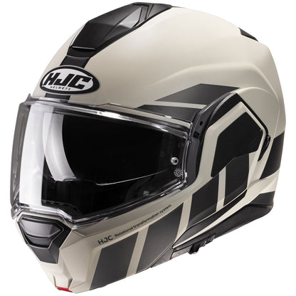 HJC I100 Beis Modular Helmet - Sand/Black - MC9SF_1438353
