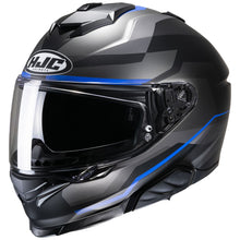 HJC I71 Nior Helmet - Black/Silver/Blue - MC-2SF_1412424
