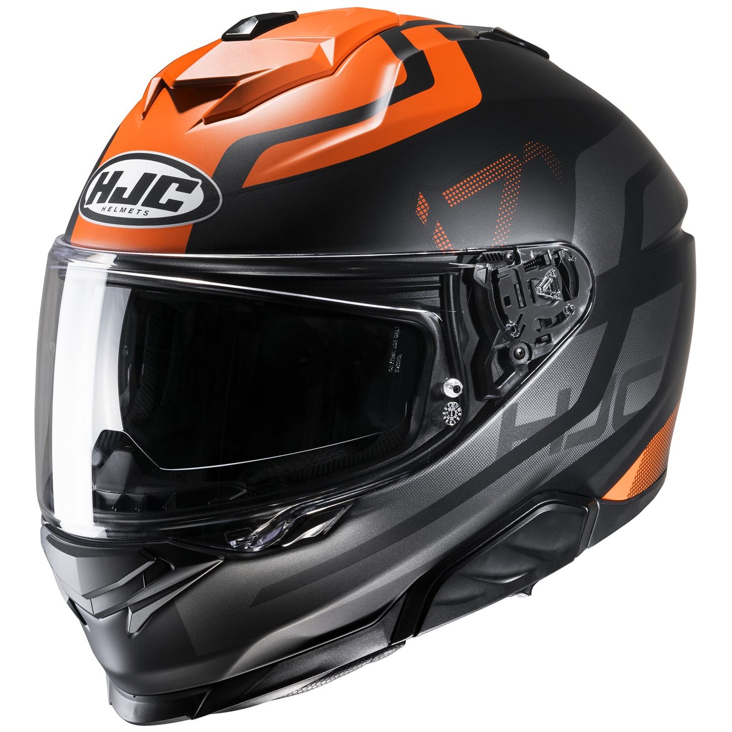 HJC I71 Enta Helmet - Black/Orange - MC-7SF_1412492