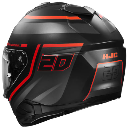 HJC I71 FQ20 Helmet - Black/Red - MC-1SF_1412447