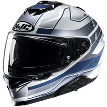 HJC I71 Iorix Helmet - Silver/White/Blue - MC-2_1412530