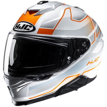HJC I71 Iorix Helmet - White/Silver/Orange - MC-27_1412482
