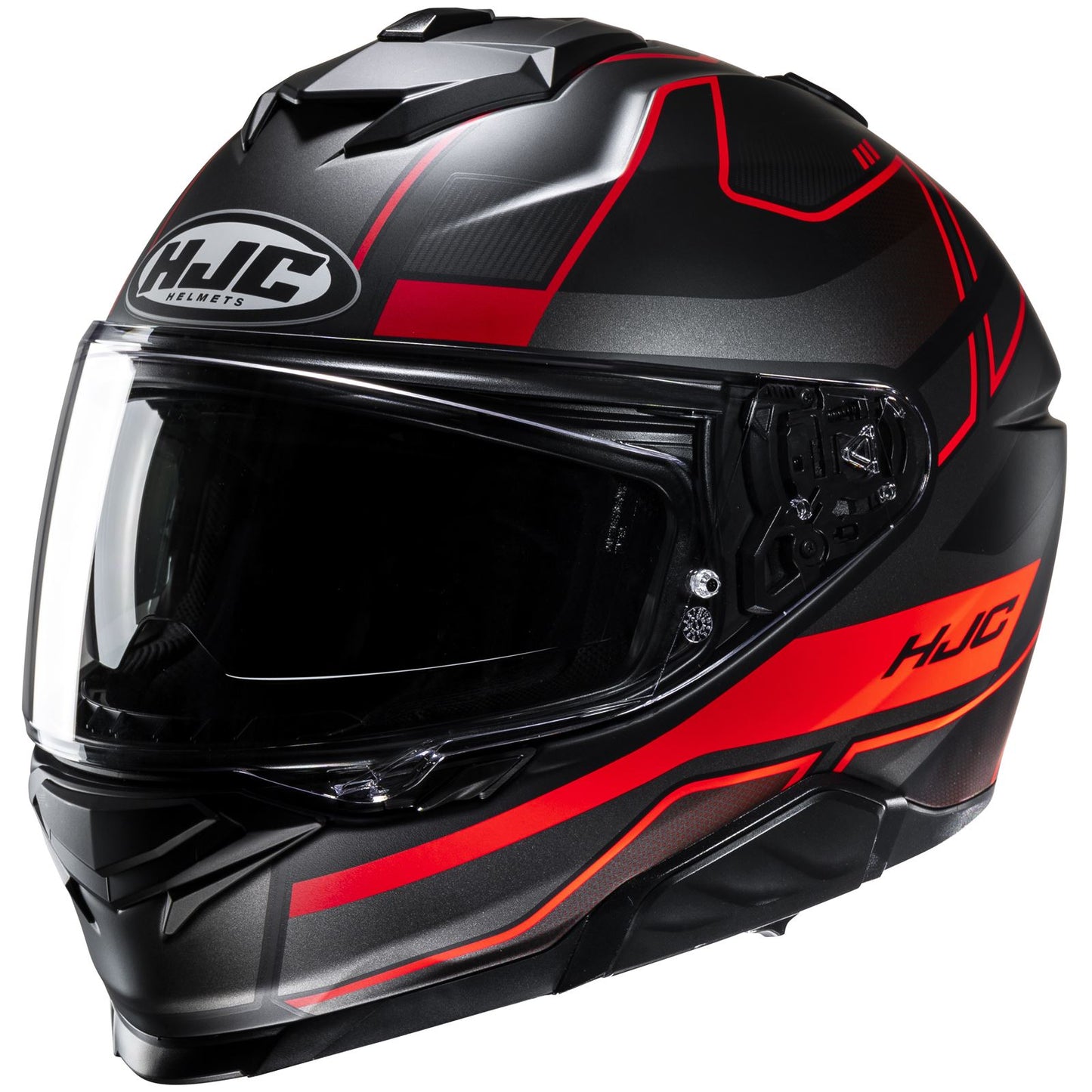 HJC I71 Iorix Helmet - Black/Red - MC-1SF_1412546