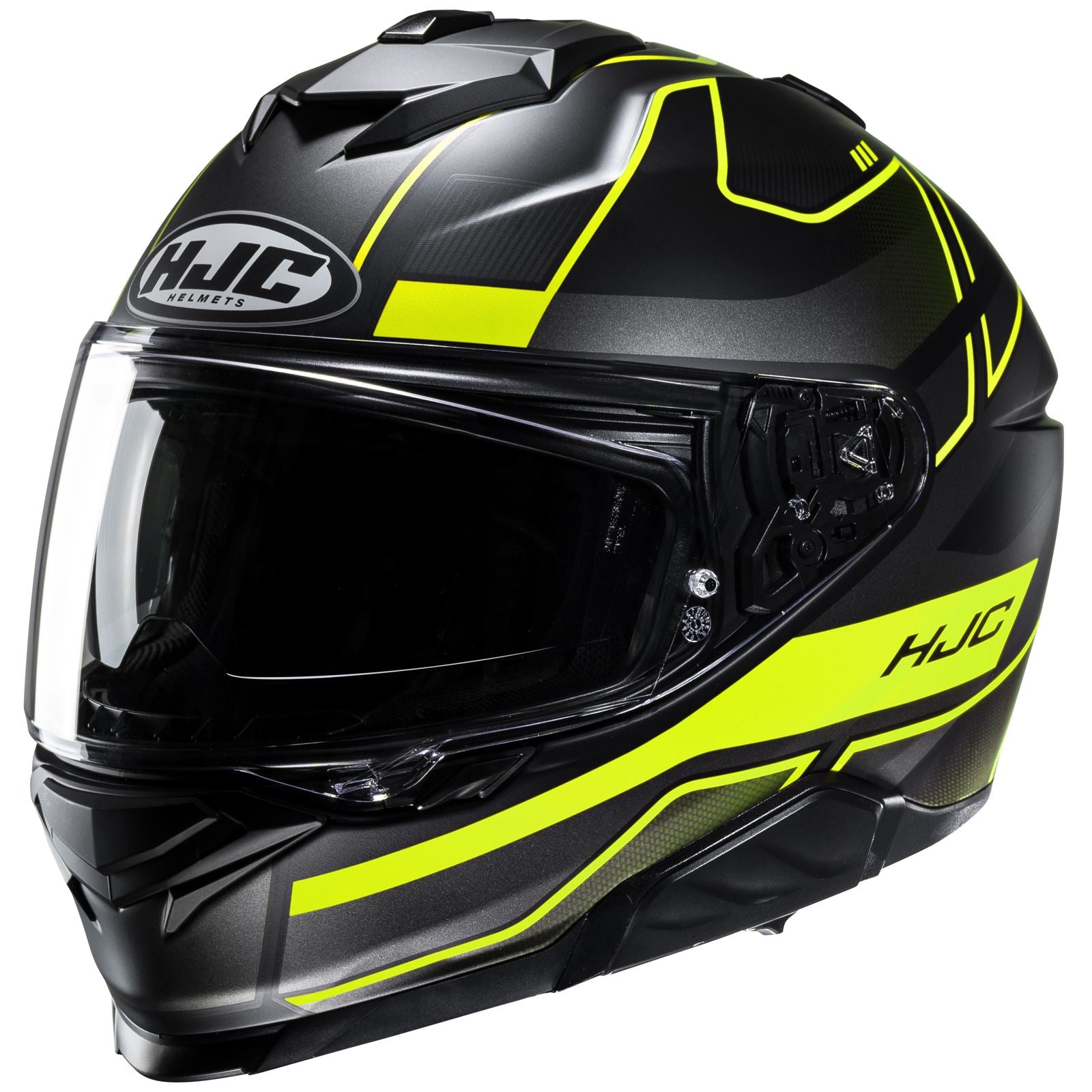 HJC I71 Iorix Helmet - Black/Hi-Vis - MC-3HSF_1412412