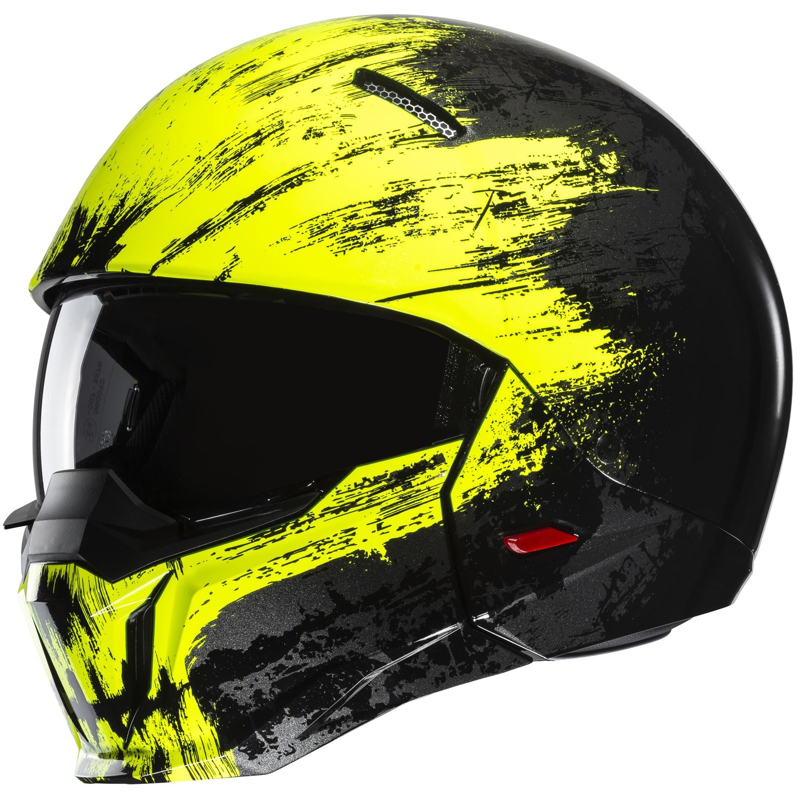 HJC I20 Furia Helmet - Black/Hi-Viz Yellow MC-3H_1445106