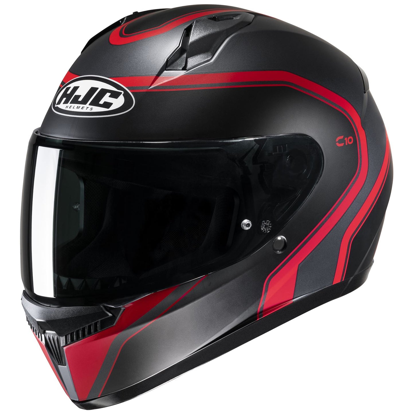 HJC C10 Elie Helmet - MC-1SF - Black/Red - Large CLOSEOUT [MPN: 0825-1031-06]_1778617
