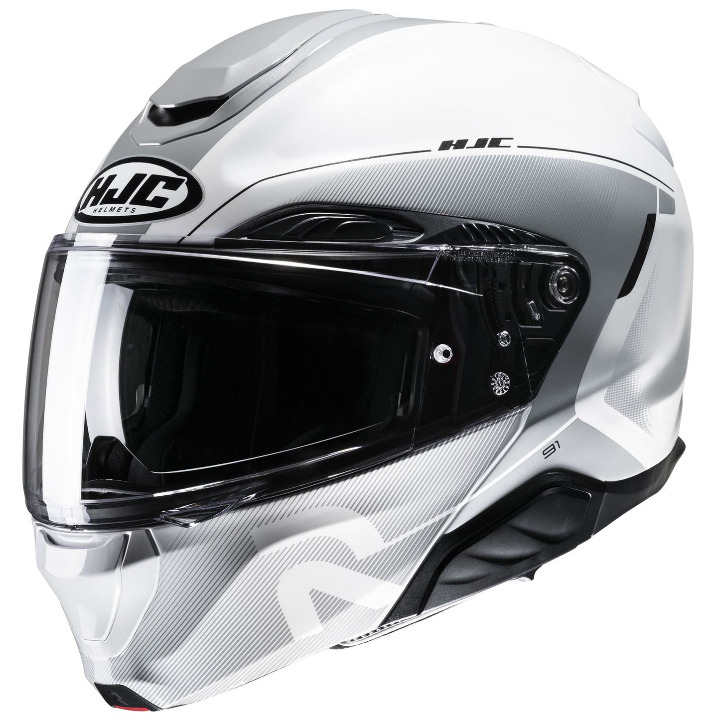 RPHA 91 Combust Modular Helmet - White/Silver - MC-10 - Small_1412075