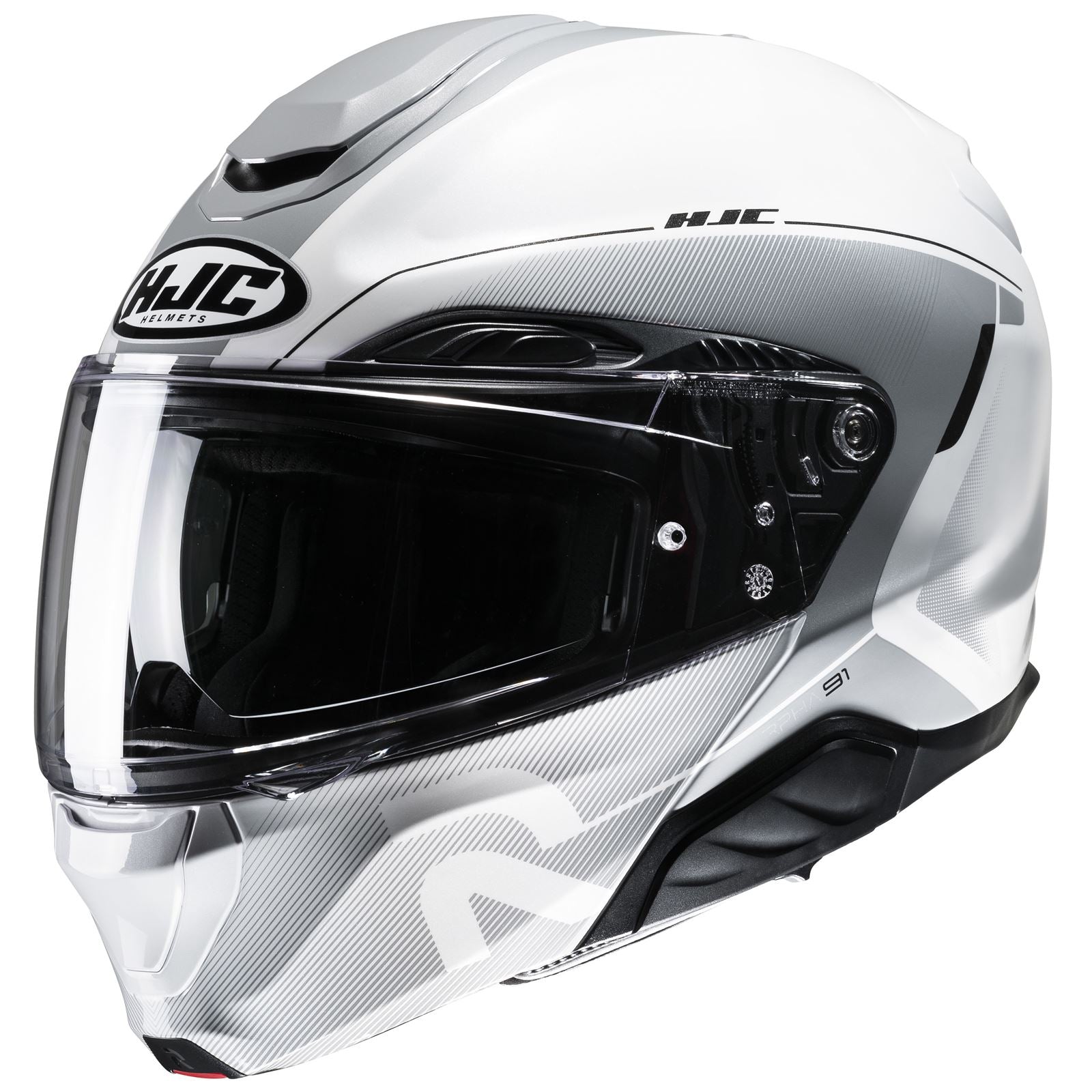 RPHA 91 Combust Modular Helmet - White/Silver - MC-10 - Small_1412075